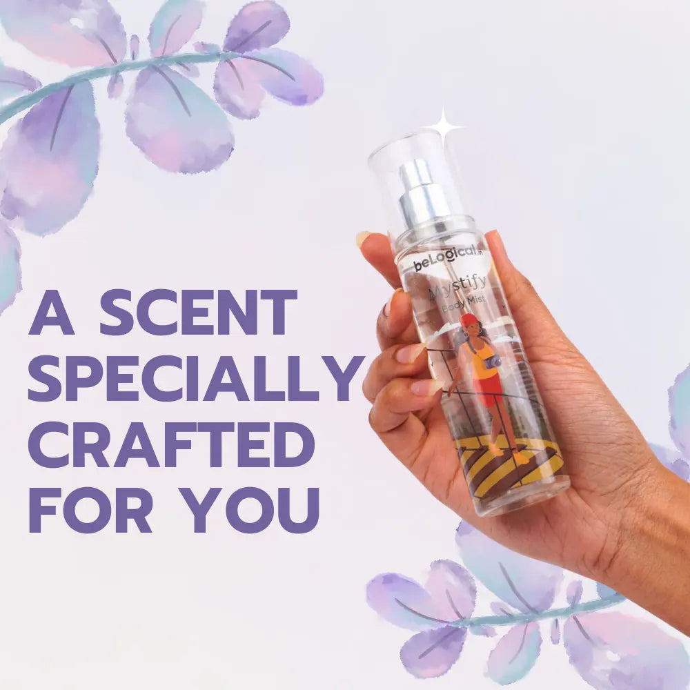 beLogical's Mystify Body Mist | Fresh & Floral Fragrance | Long-Lasting Fragrance | Body Mist | 100ml belogical