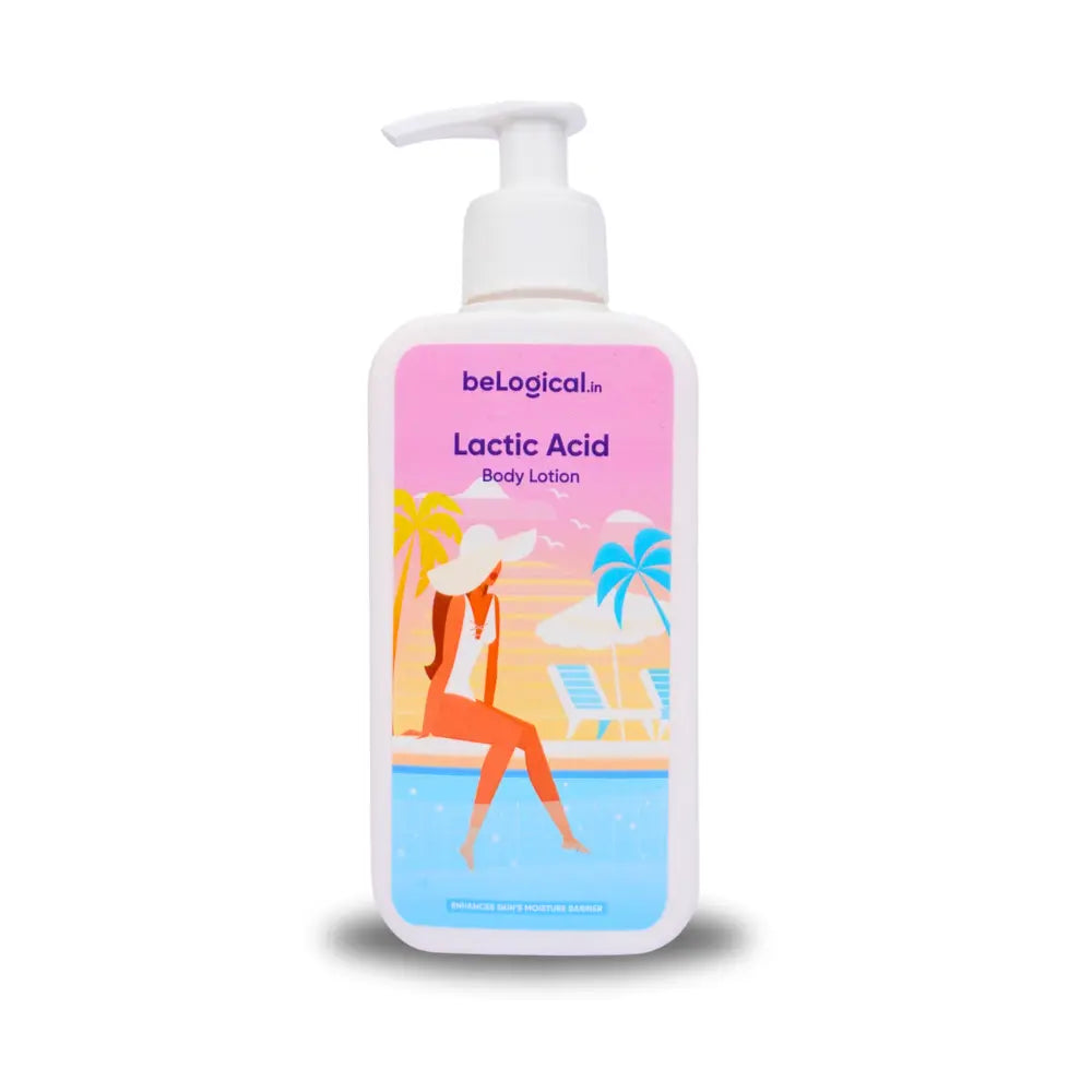 beLogical's 2% Lactic Acid Body Lotion | Smooth Skin | Daily Moisturizer | Paraben-free | 250ml belogical